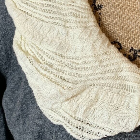 Chadwicks Cardigan Sweater with Fluffy Collar - Picture 6 of 16